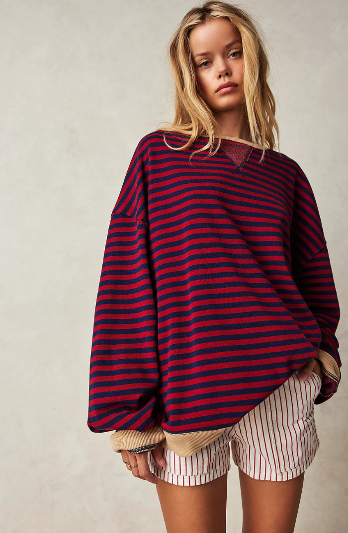 Sofia™ | Oversized gestreepte Sweater