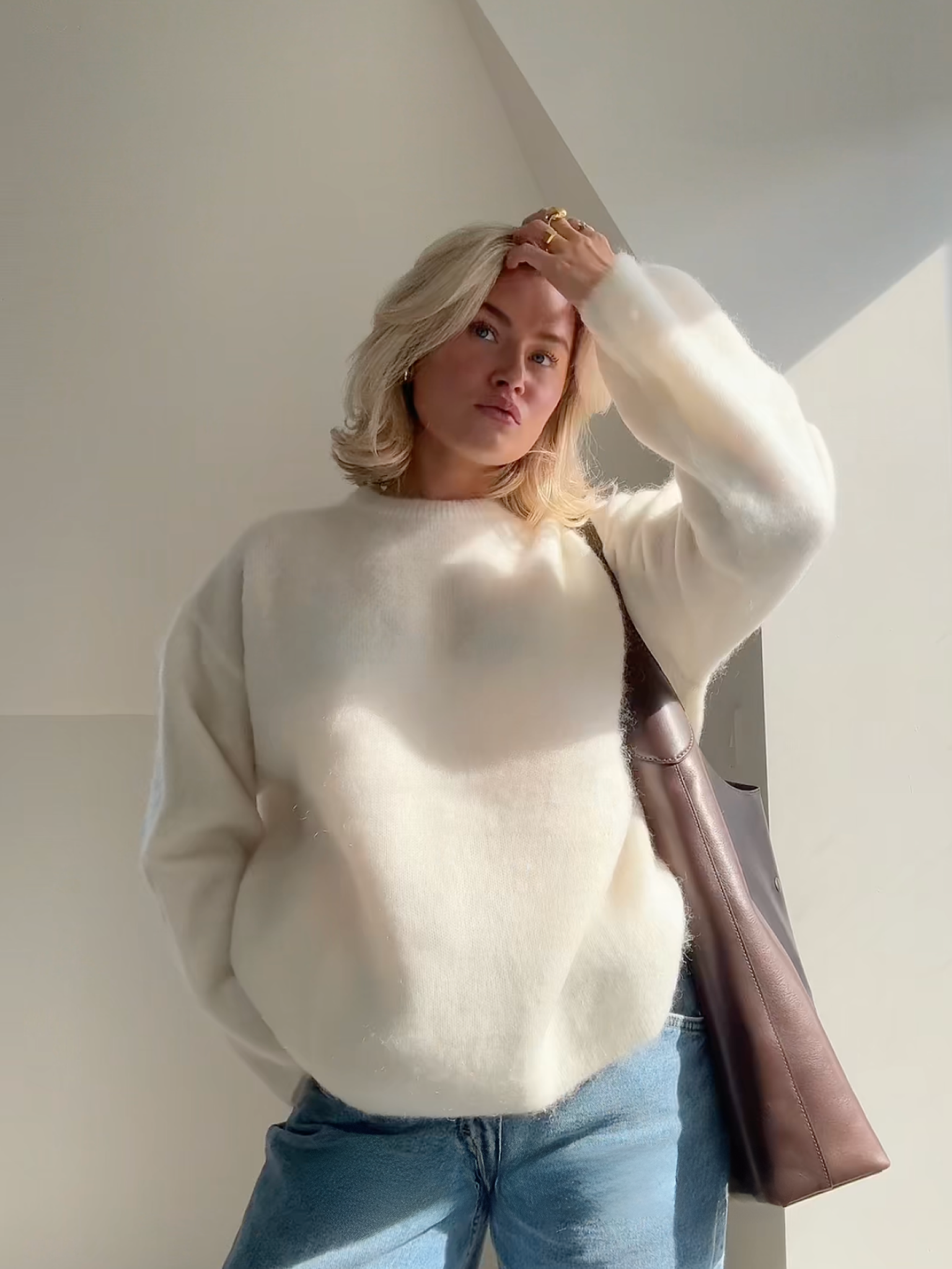 MIRA | CREWNECK TRUI VAN MOHAIR.