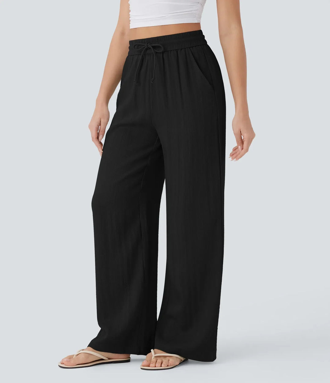 Sophie | Comfortabele & Luchtige Linnen Broek met Elegante Pijpen