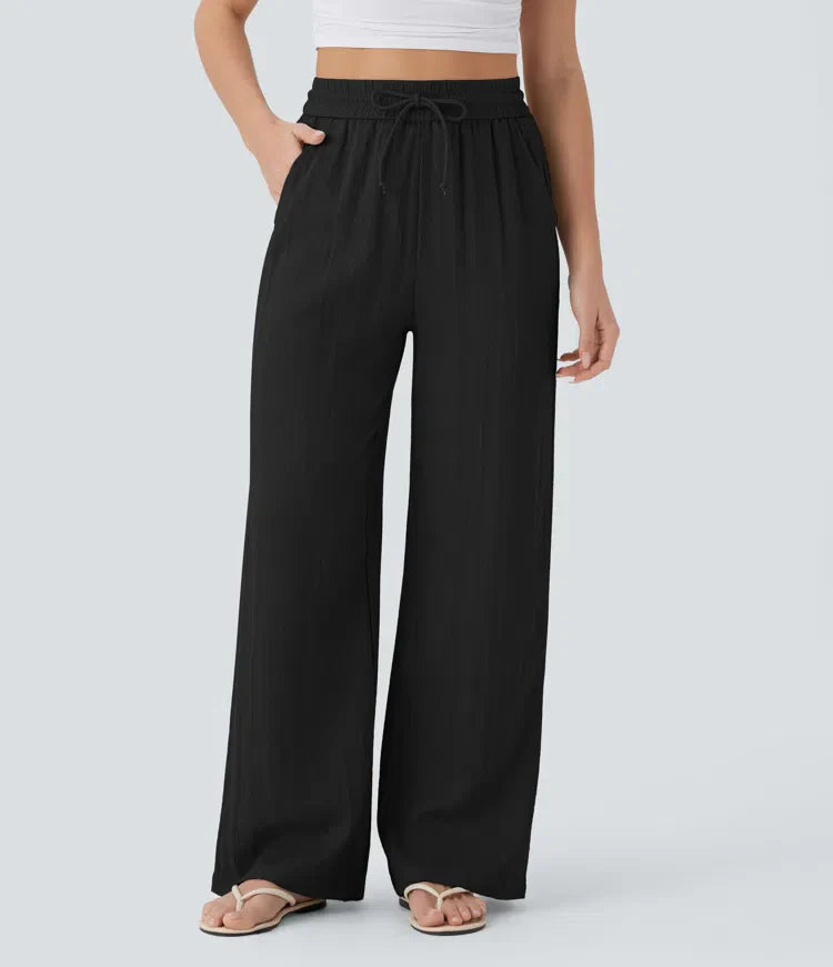 Sophie | Comfortabele & Luchtige Linnen Broek met Elegante Pijpen