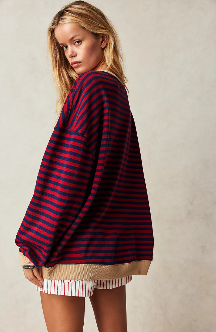 Sofia™ | Oversized gestreepte Sweater