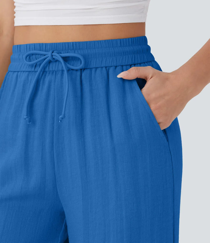 Sophie | Comfortabele & Luchtige Linnen Broek met Elegante Pijpen