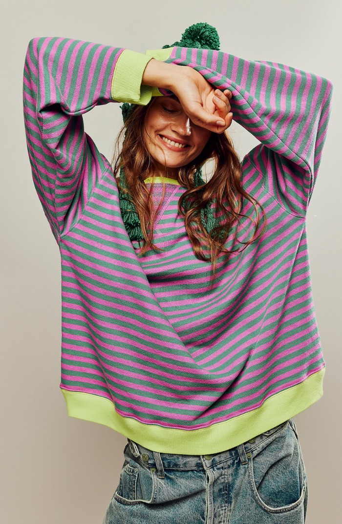 Sofia™ | Oversized gestreepte Sweater