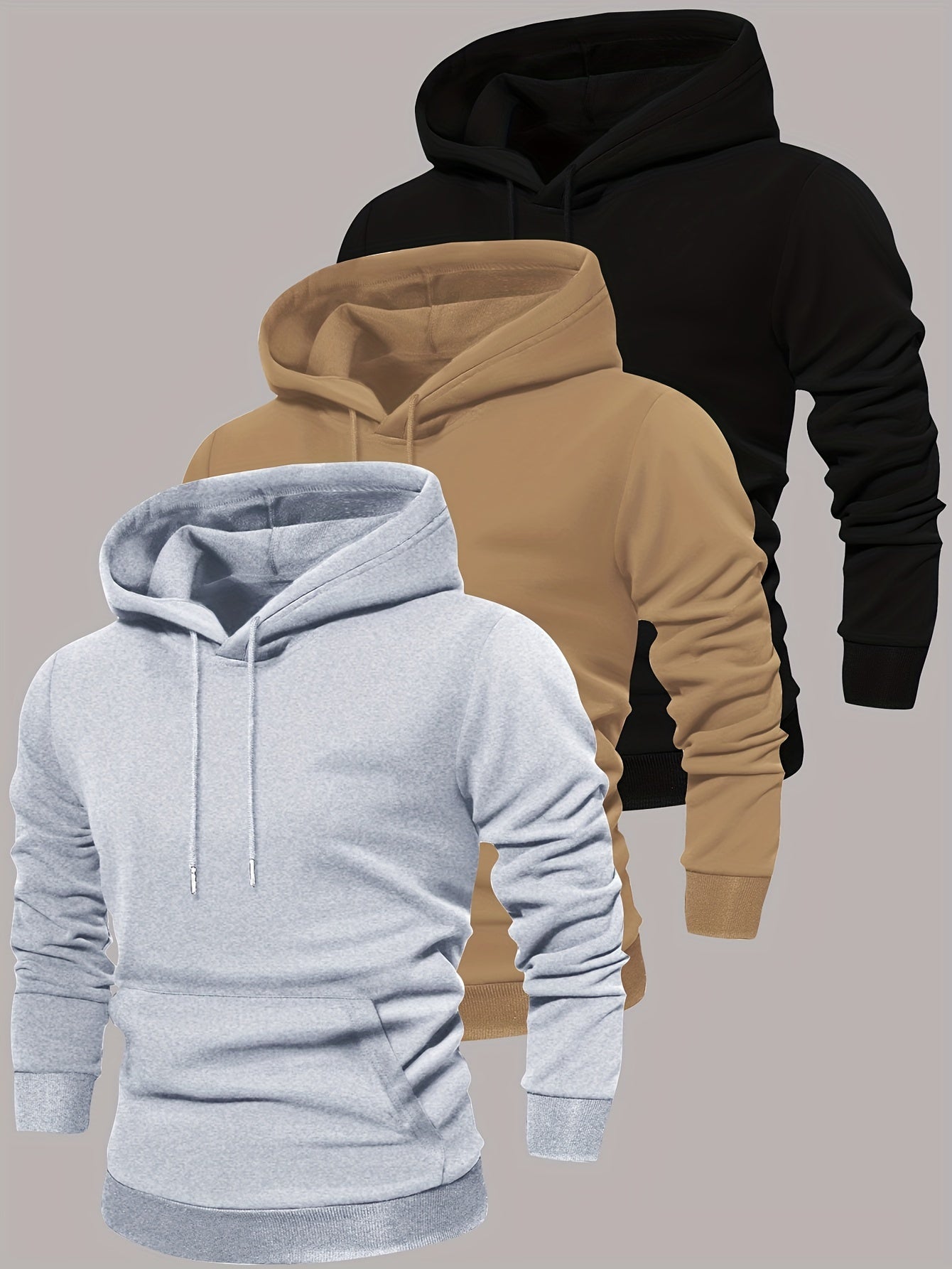Luxe Lounge Hoodie Set van 3