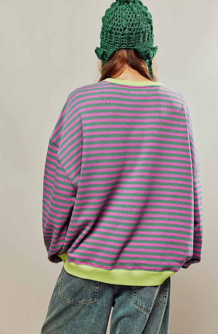 Sofia™ | Oversized gestreepte Sweater