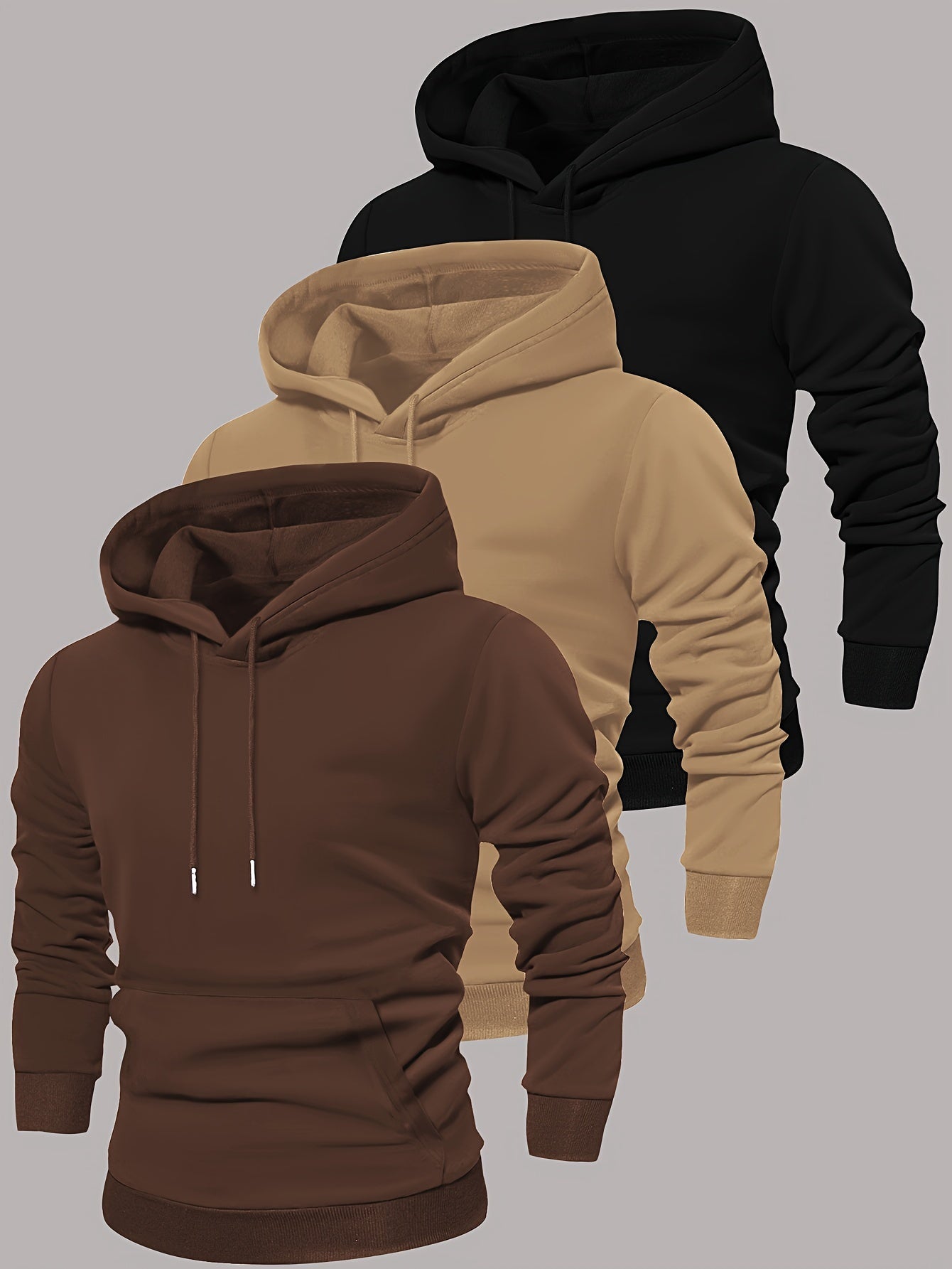 Luxe Lounge Hoodie Set van 3