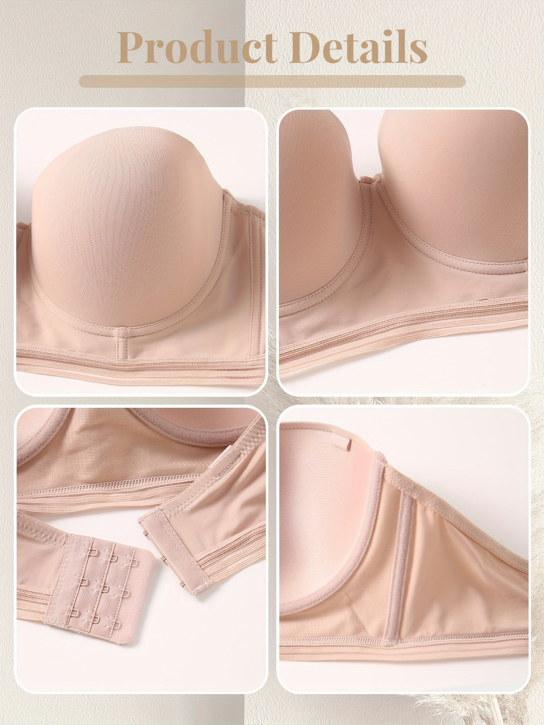 SmoothLift Strapless BH – Onzichtbare steun, perfecte vorm