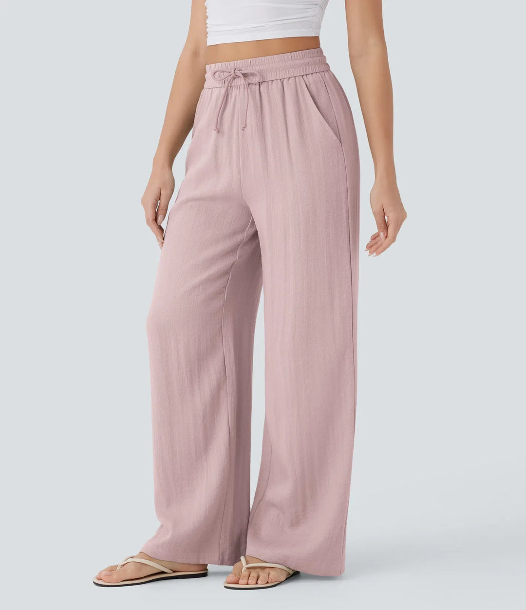 Sophie | Comfortabele & Luchtige Linnen Broek met Elegante Pijpen