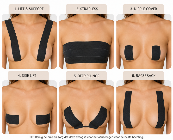 Sovolo™ Lift Tape – Geen BH, Alleen Vrijheid