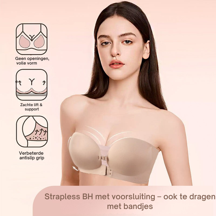 Strapless Push-Up BH – Perfecte Lift, Geen Bandjes, Ultiem Comfort
