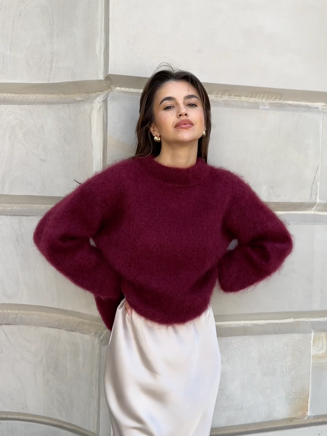 MIRA | CREWNECK TRUI VAN MOHAIR.