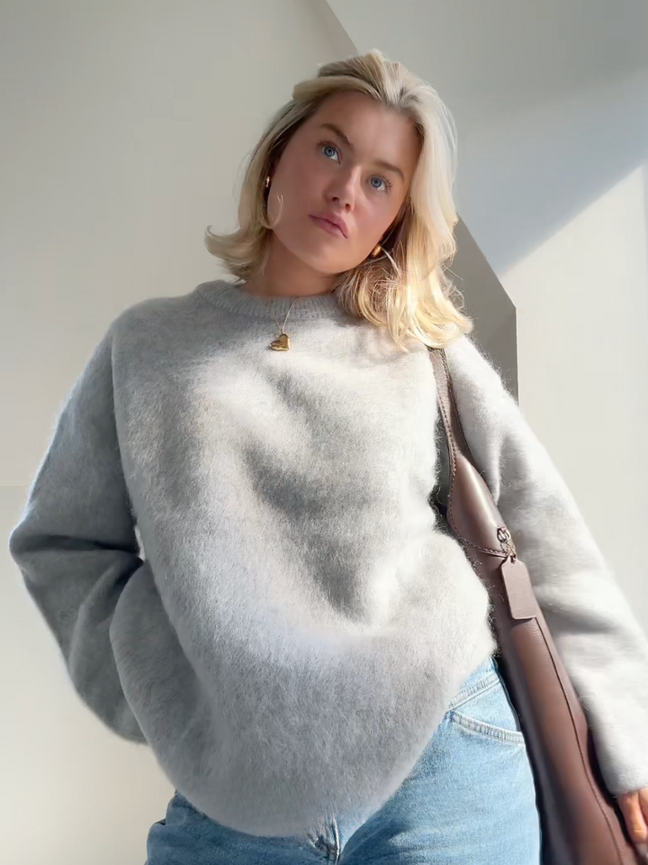 MIRA | CREWNECK TRUI VAN MOHAIR.