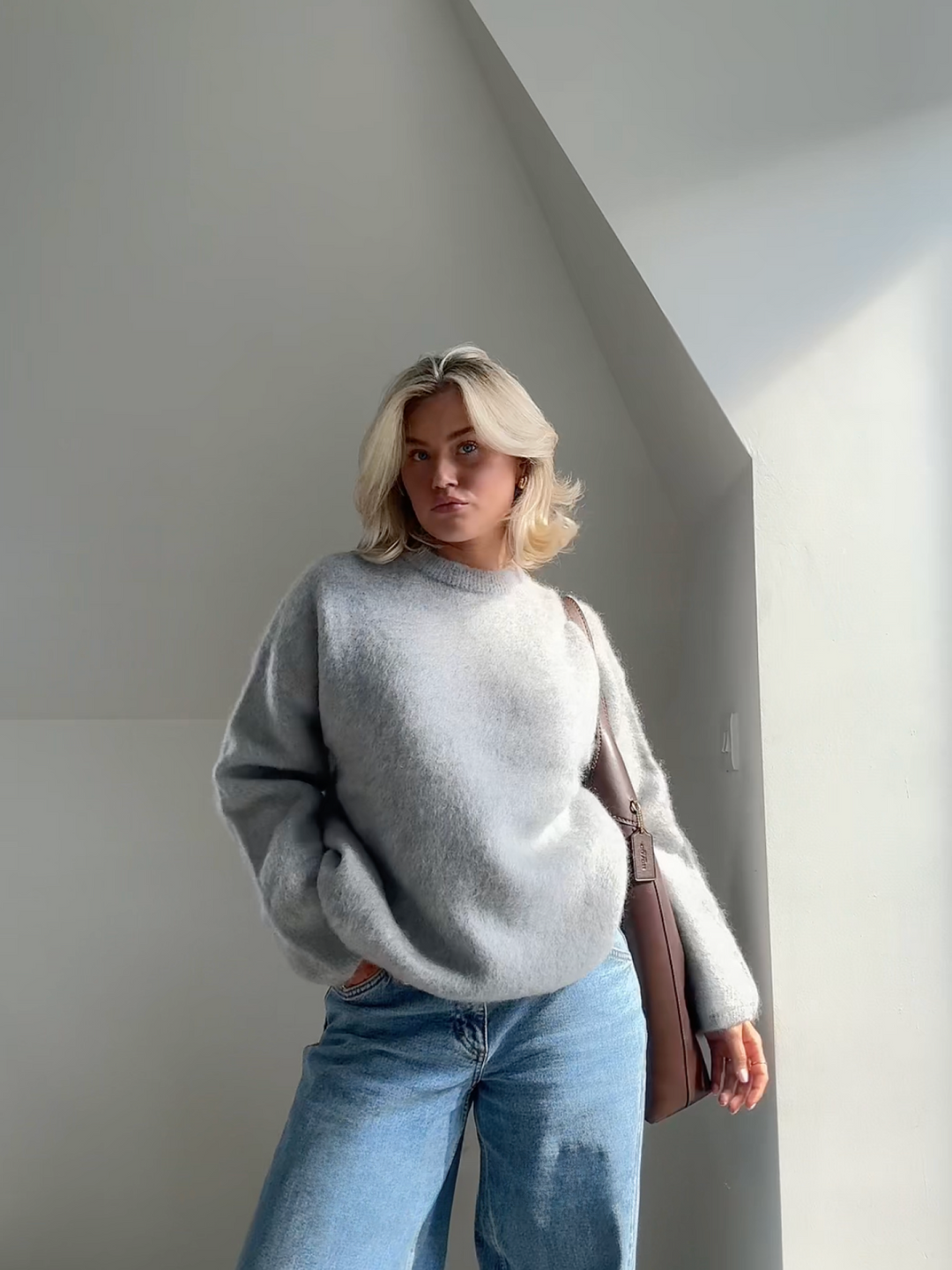 MIRA | CREWNECK TRUI VAN MOHAIR.