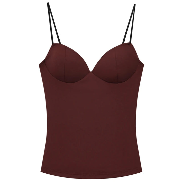 Sovolo™ | Sculpt Tank Top met Ingebouwde BH