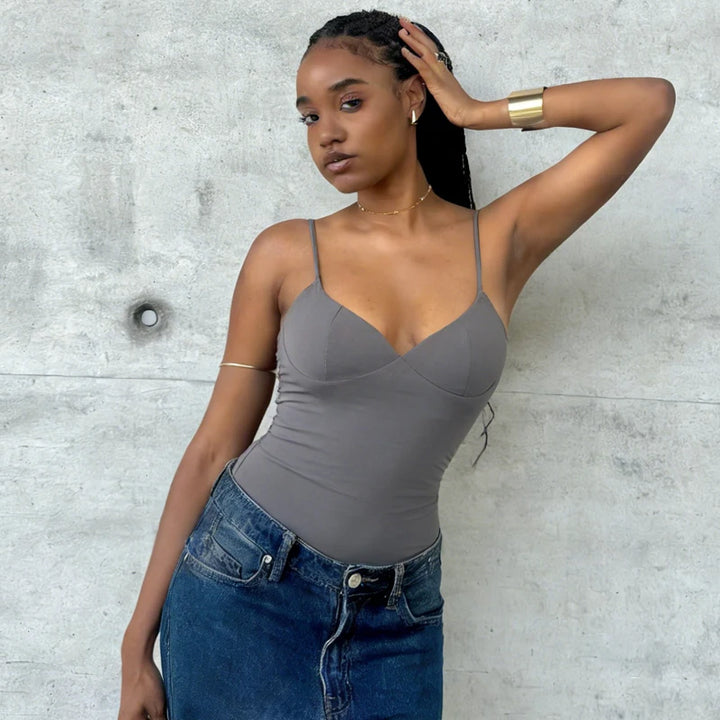 Sovolo™ | Sculpt Tank Top met Ingebouwde BH