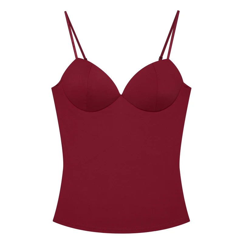 Sovolo™ | Sculpt Tank Top met Ingebouwde BH