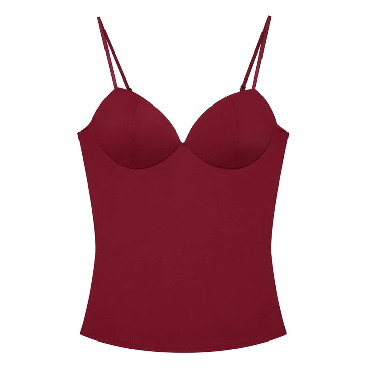 Sovolo™ | Sculpt Tank Top met Ingebouwde BH
