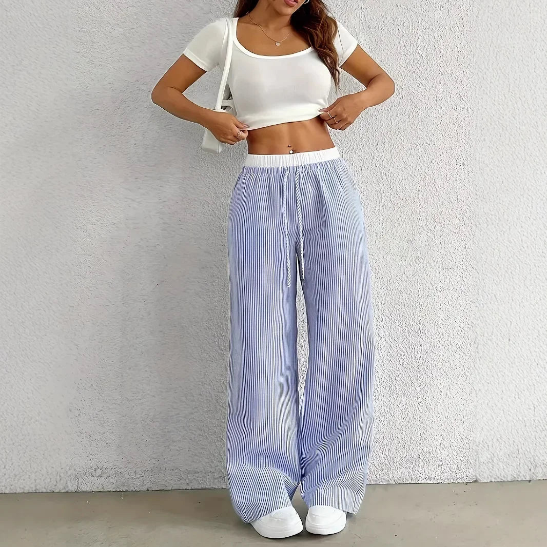 Sovolo™ | Nautica Stripe Broek
