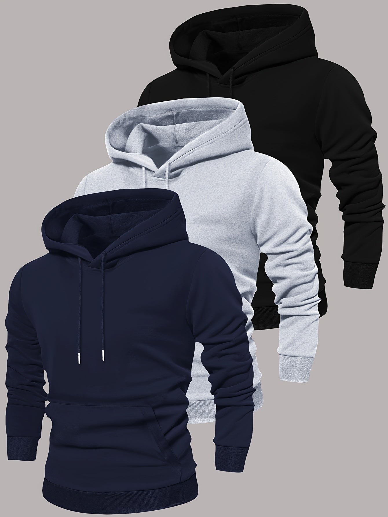 Luxe Lounge Hoodie Set van 3