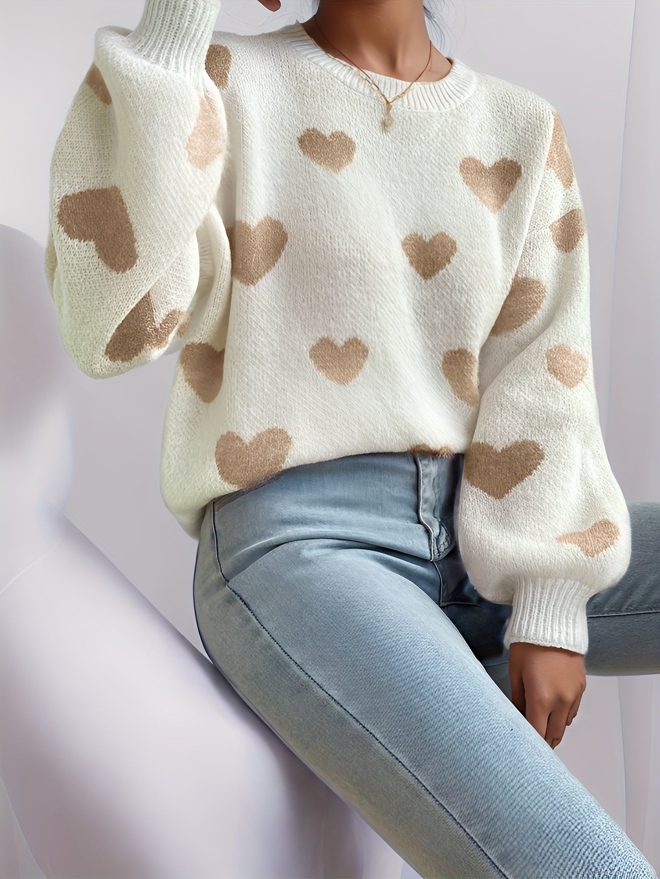 Sovolo™ | Heart Lantern Sweater