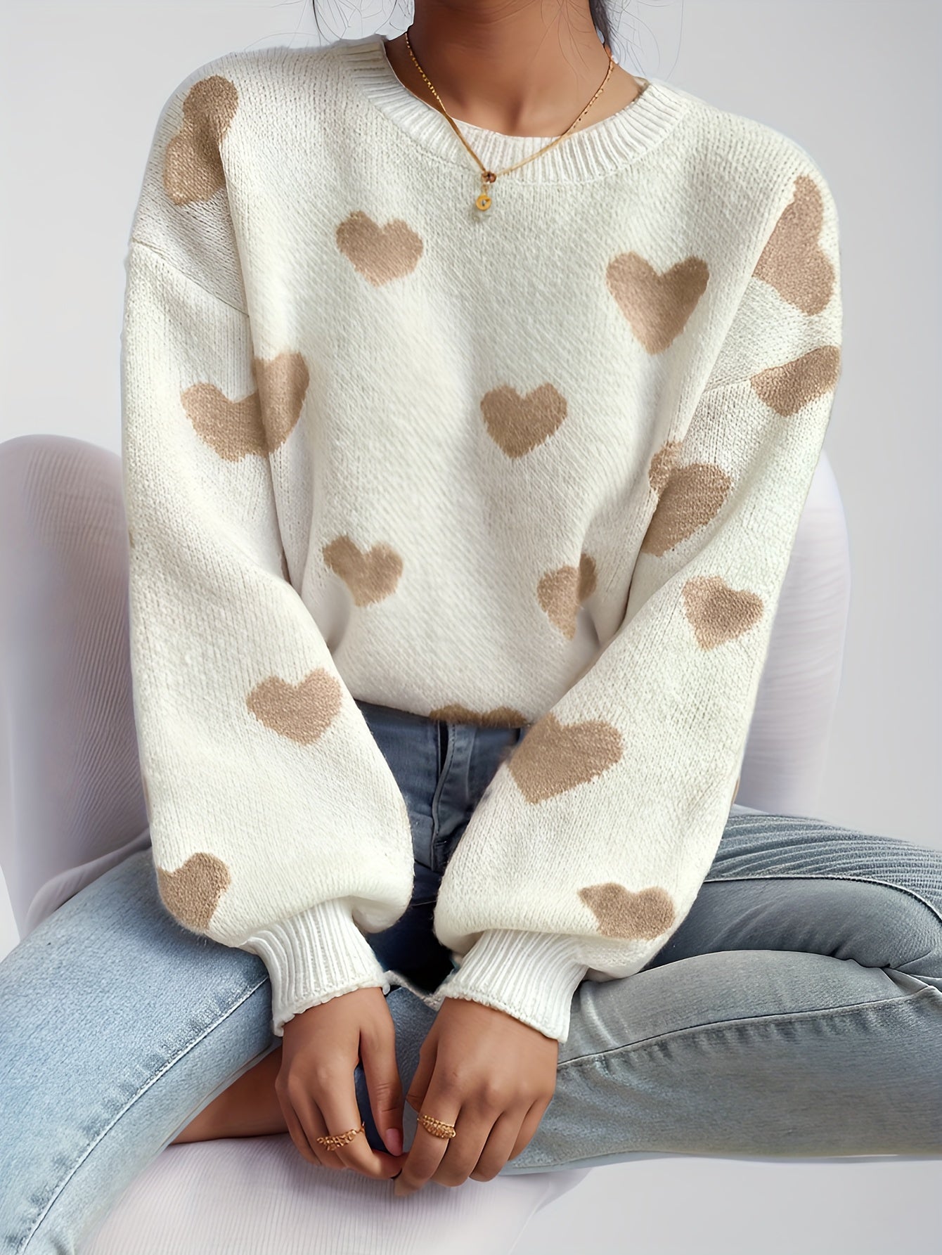 Sovolo™ | Heart Lantern Sweater