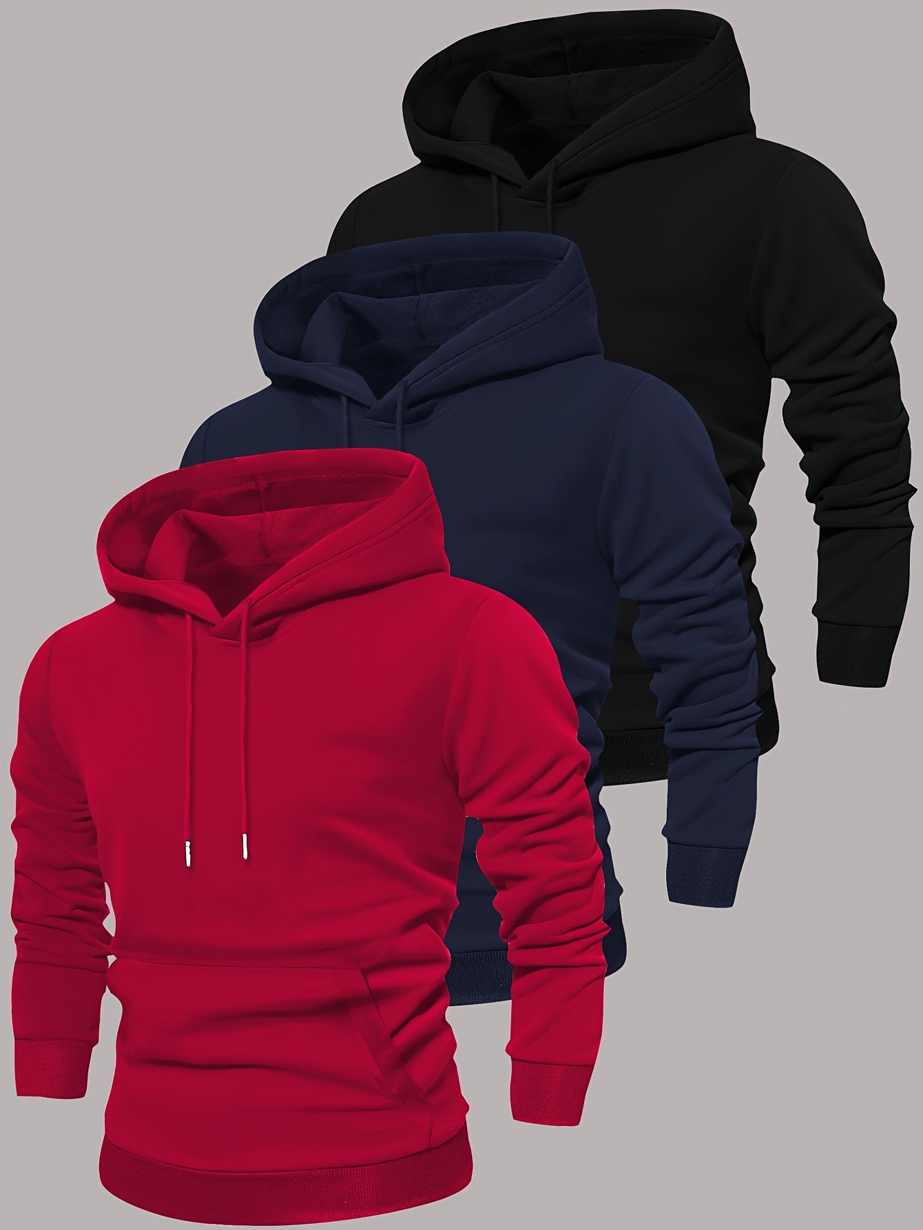 Luxe Lounge Hoodie Set van 3